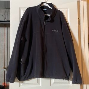 5X Columbia fleece in black